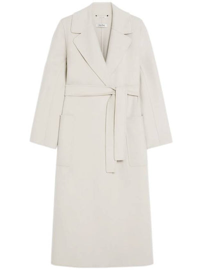 Peak Reverse Virgin Wool Double Coat White - S MAX MARA - BALAAN 2