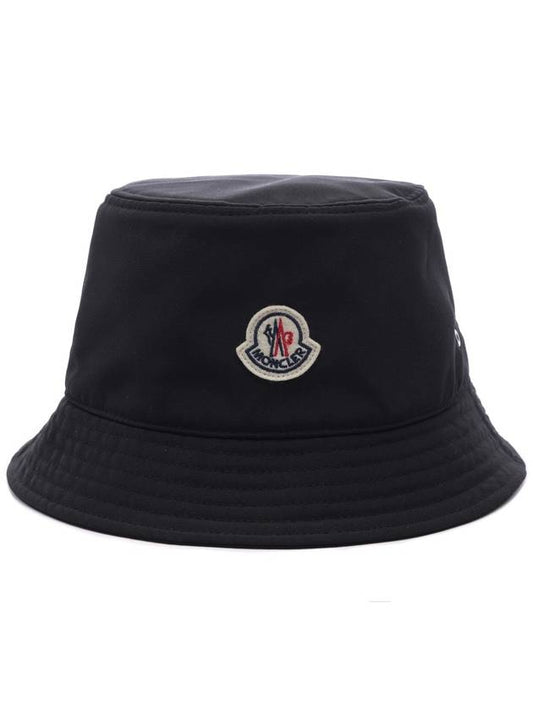 Women s Logo Patch Bucket Hat 3B00052 57843 999 24F - MONCLER - BALAAN 1