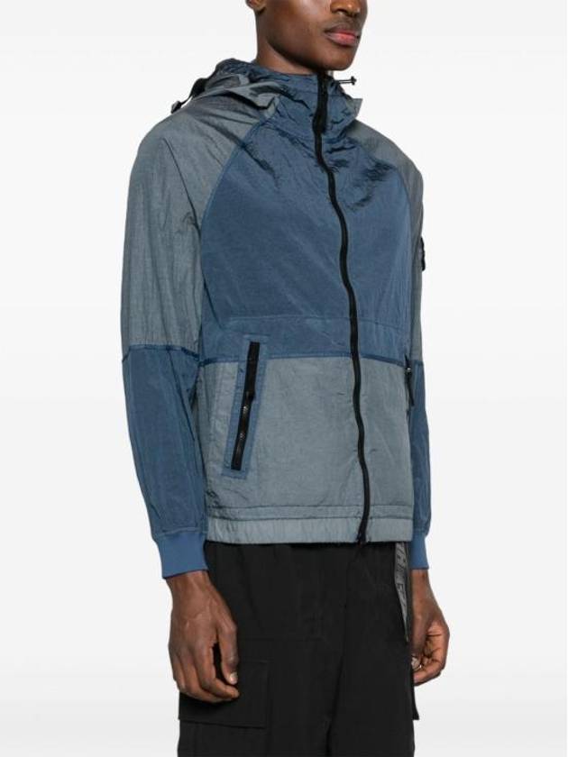 Nylon Metal Windbreaker Blue - STONE ISLAND - BALAAN 6