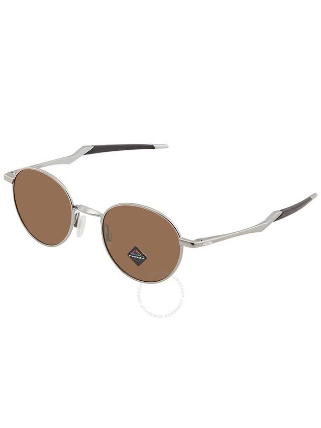 Oakley Terrigal Prizm Tungsten Mirrored Round Men's Sunglasses OO4146 414606 51 - OAKLEY - BALAAN 3