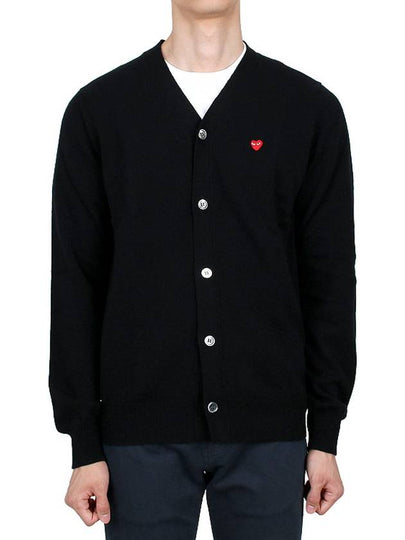 Red Wappen Wool Cardigan P1N080 AZ N080 051 1 - COMME DES GARCONS - BALAAN 2