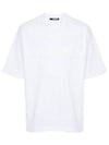 Le Typo Short Sleeve T-Shirt White - JACQUEMUS - BALAAN 1