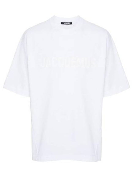 Le Typo Short Sleeve T-Shirt White - JACQUEMUS - BALAAN 1