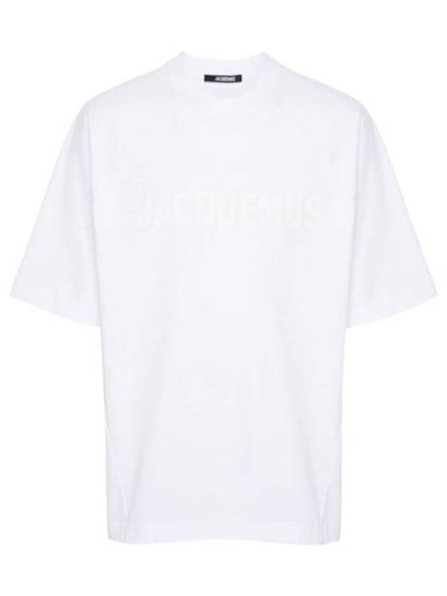 Le Typo Short Sleeve T-Shirt White - JACQUEMUS - BALAAN 1