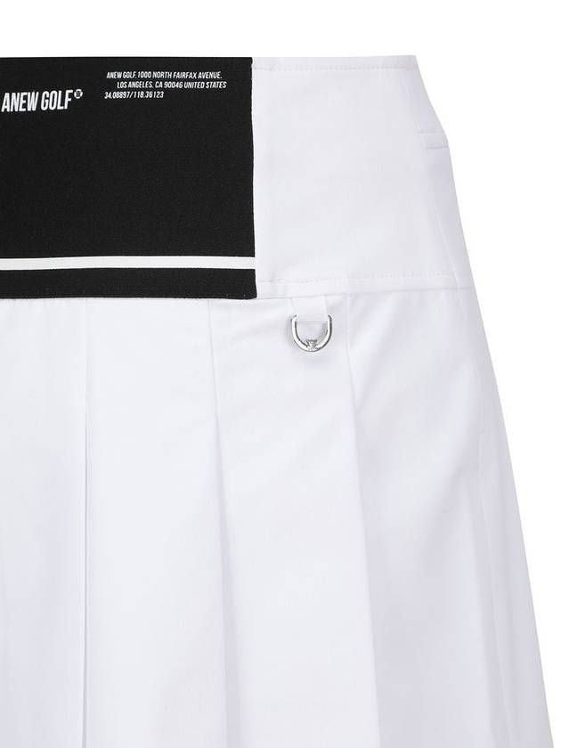 W LOGO BAND POINT PLEATS SQWH - ANEWGOLF - BALAAN 7