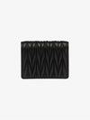 Matelasse Leather Half Wallet Black - MIU MIU - BALAAN 4