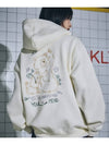 Thin King Bear Embroidery Hooded Zip-up Cream - CPGN STUDIO - BALAAN 4