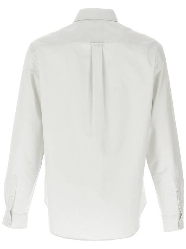 Mini Fox Head Classic BD Long Sleeve Shirt White - MAISON KITSUNE - BALAAN 3