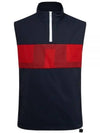 Dean Logo Quarter Zip Up Vest Navy - J.LINDEBERG - BALAAN 2