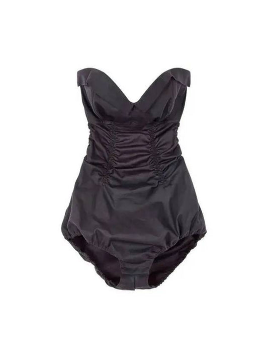 Lucid Cotton Bodysuit Dark Brown - MAISON MARGIELA - BALAAN 1