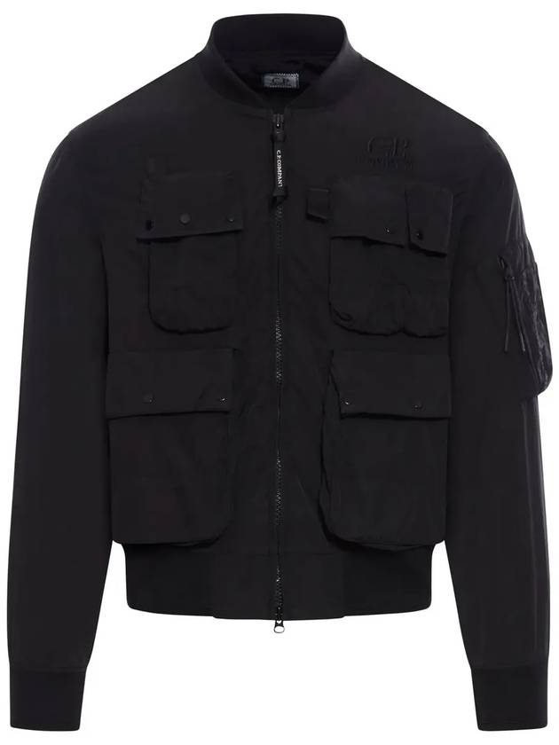 Chrome-R Multipocket Bomber Jacket Black - CP COMPANY - BALAAN 2