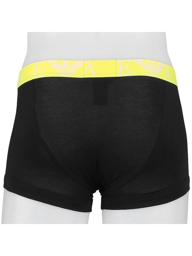 Men's Boxer Trunk Briefs 3 Pack Black - EMPORIO ARMANI - BALAAN 5