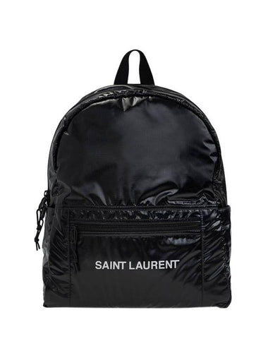 Nuxx Backpack In Nylon Backpack Black - SAINT LAURENT - BALAAN 1