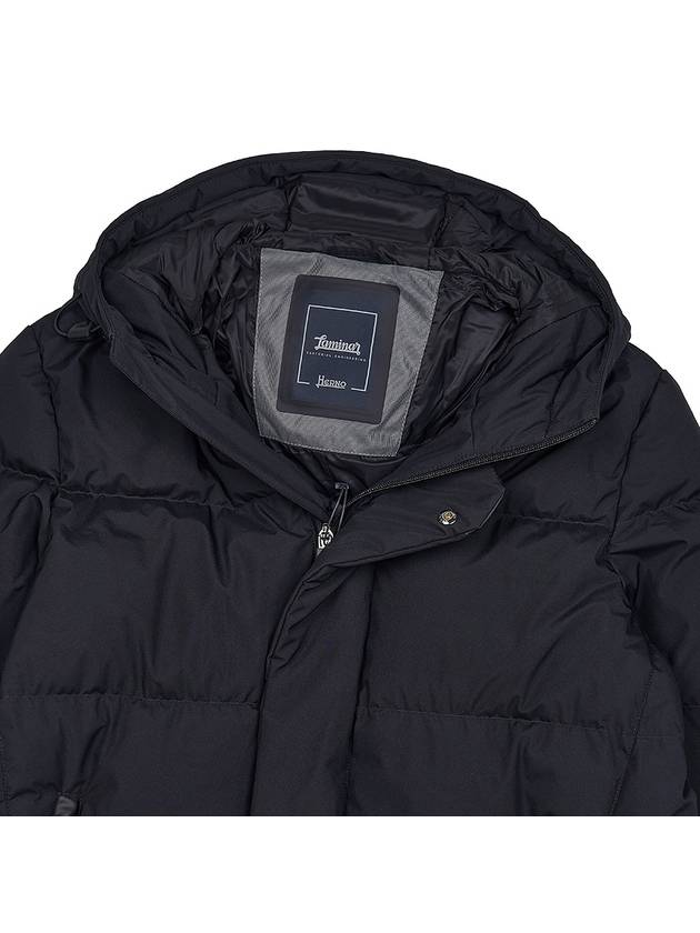 Men's Gore-Tex Infinium Windstopper Laminar Parka Black - HERNO - BALAAN 9