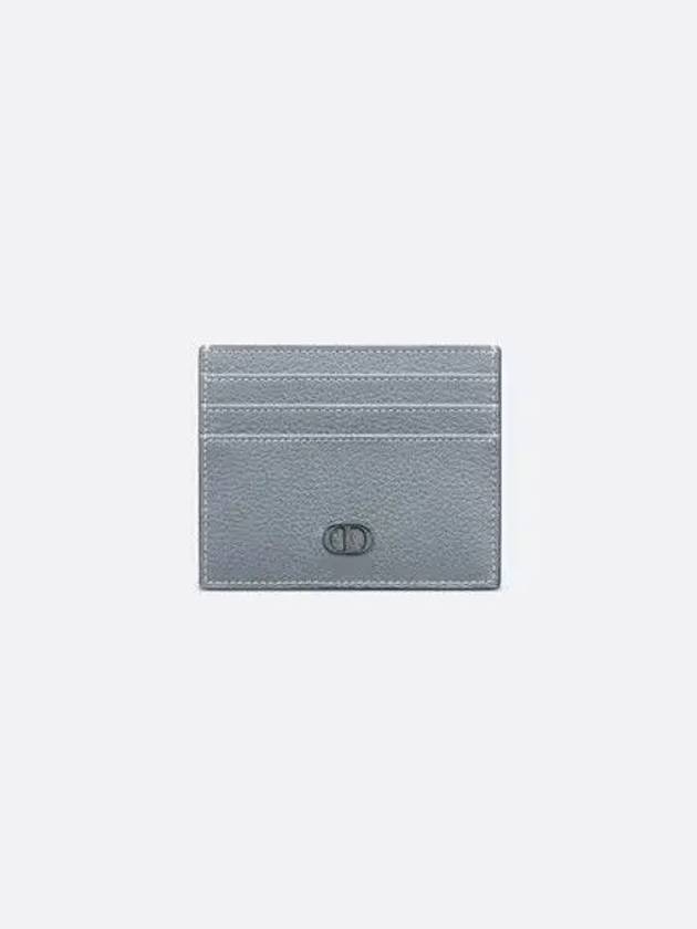 CD Icon Grained Calfskin Card Wallet Grey - DIOR - BALAAN 2