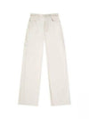 Straight Pants 11131191 002 11131191600 Free IVORY - MAX MARA - BALAAN 1