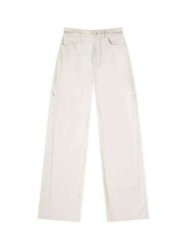 Straight Pants 11131191 002 11131191600 Free IVORY - MAX MARA - BALAAN 1