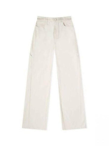 Straight Pants 11131191 002 11131191600 Free IVORY - MAX MARA - BALAAN 1