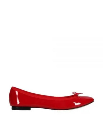 Women's Cendrillon Leather Ballerinas Flat Flammy Red - REPETTO - BALAAN 2