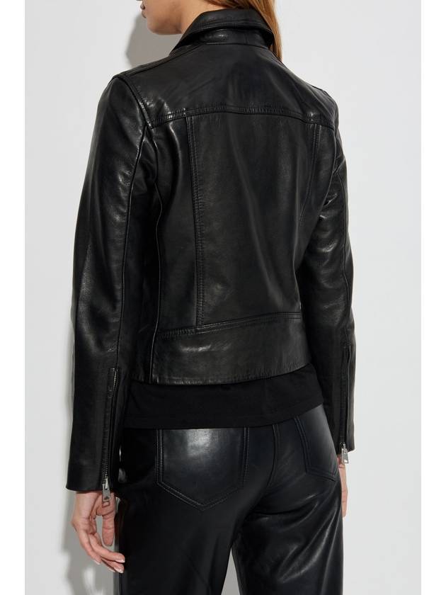 AllSaints Leather Jacket Dalby, Women's, Black - ALLSAINTS - BALAAN 4