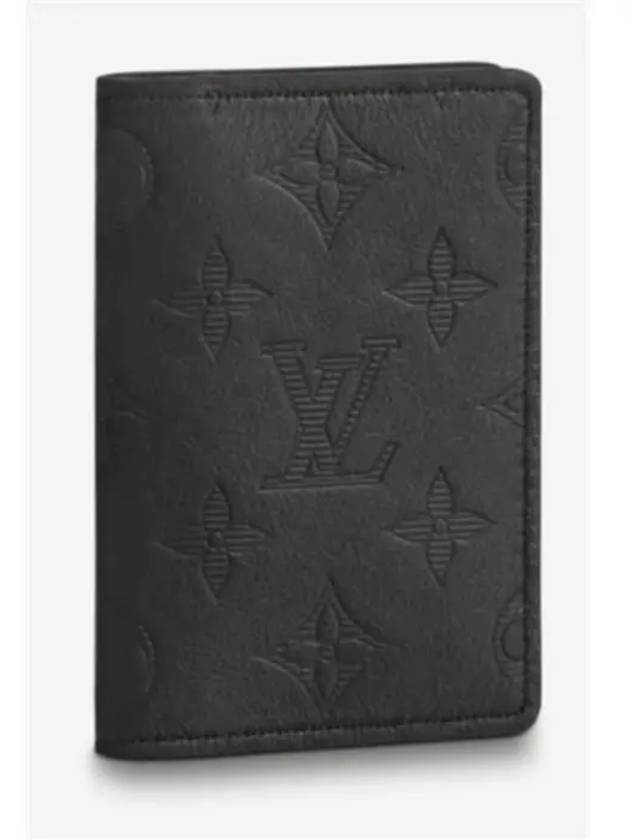 Monogram Shadow Pocket Organizer Card Wallet Black - LOUIS VUITTON - BALAAN 2