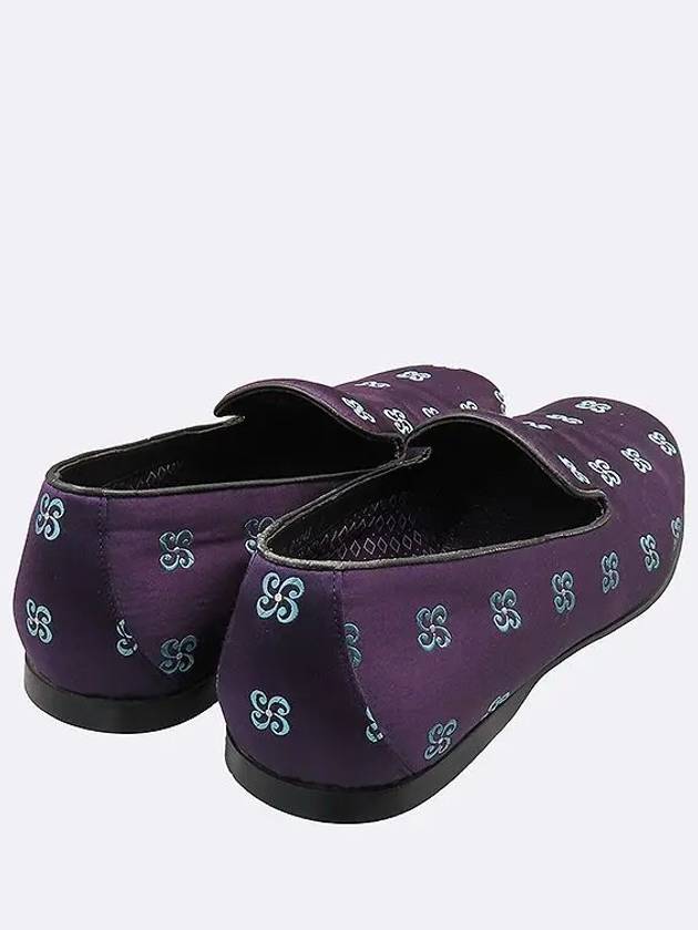 Purple color men s slip on loafers 7 250MM - PRADA - BALAAN 5