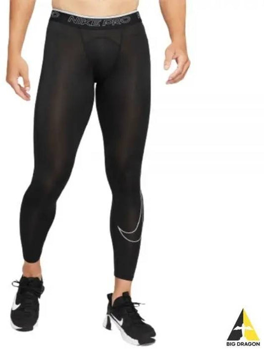 Men's Pro Dri Fit Tights Leggings Black - NIKE - BALAAN 2