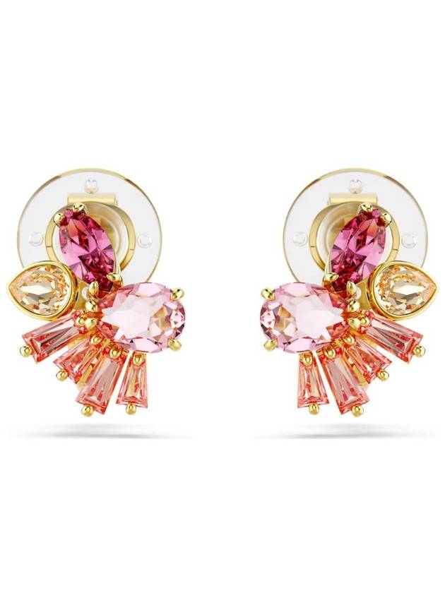 Gaema GEMA Tone Clip Earrings Pink - SWAROVSKI - BALAAN 2