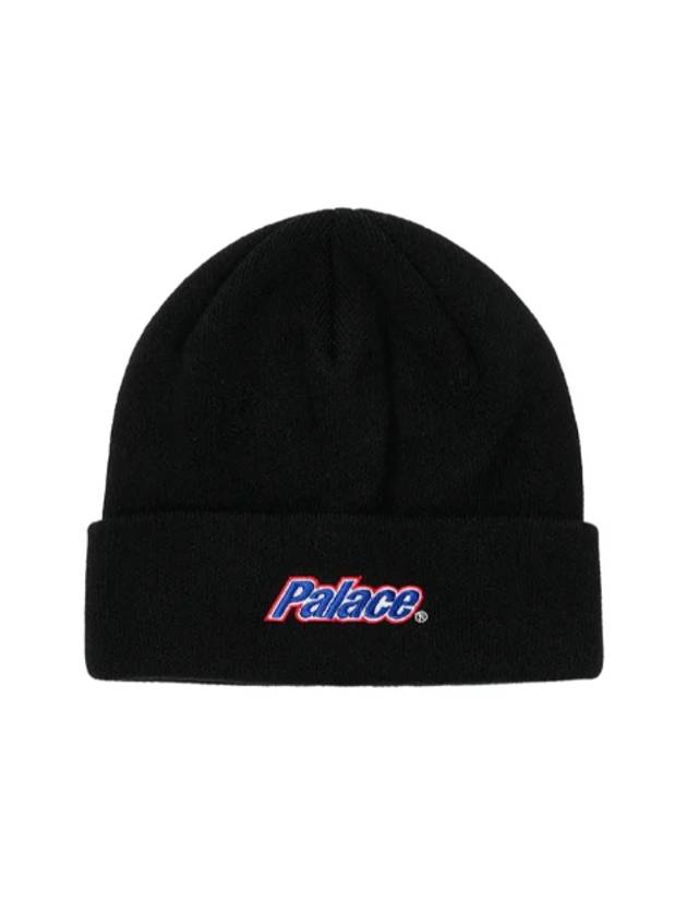 Lower Case Cuff Beanie Black - PALACE - BALAAN 1