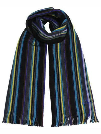 PS Bi Muffler Scarf M2A 151F N146 79 BLACK - PAUL SMITH - BALAAN 2