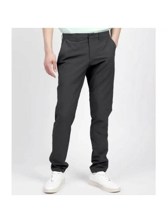 Commuter Stretch Slim Fit Straight Pants Grey - HUGO BOSS - BALAAN 1