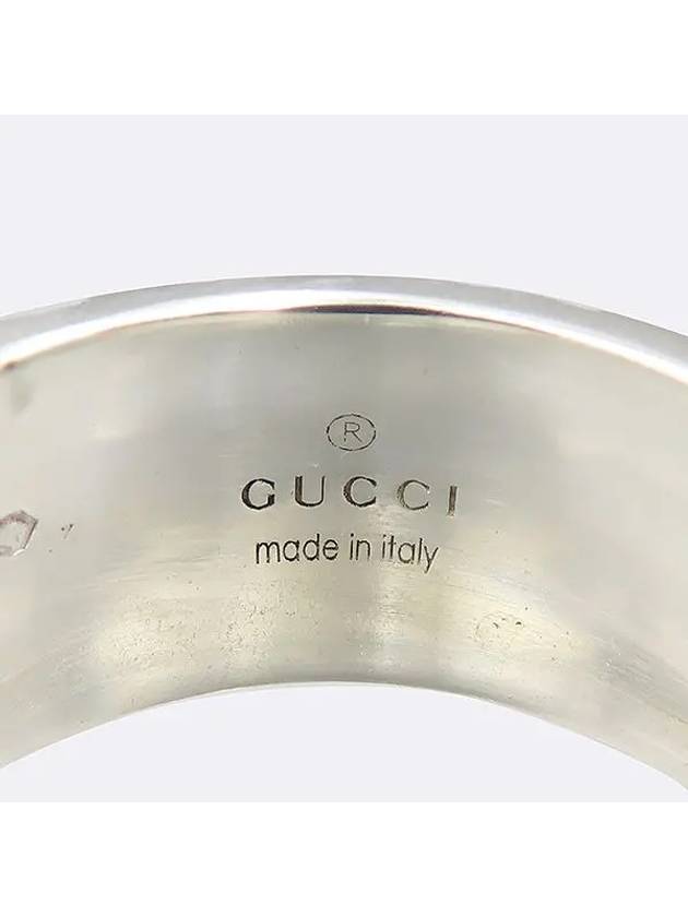 433571 925 Silver Feline Head Ring No 13 - GUCCI - BALAAN 3