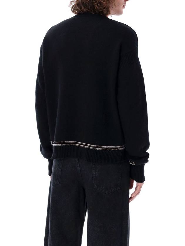 Fisherman Logo Knit Top Black - MARNI - BALAAN 3