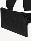 Gaston Wearable Monogram Leather Cross Bag Black - LOUIS VUITTON - BALAAN 7