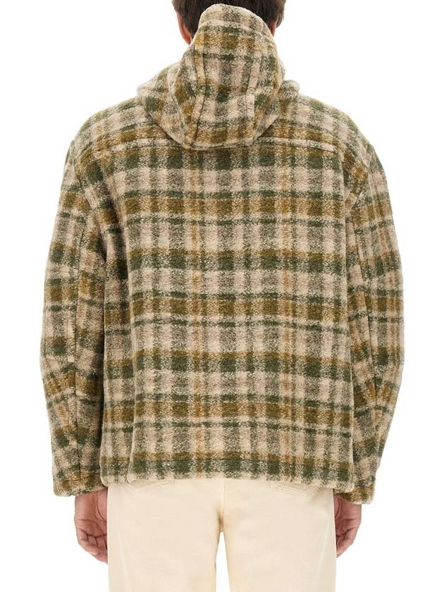 Kurt Oversized Check Wool Jacket Green - ISABEL MARANT - BALAAN 6