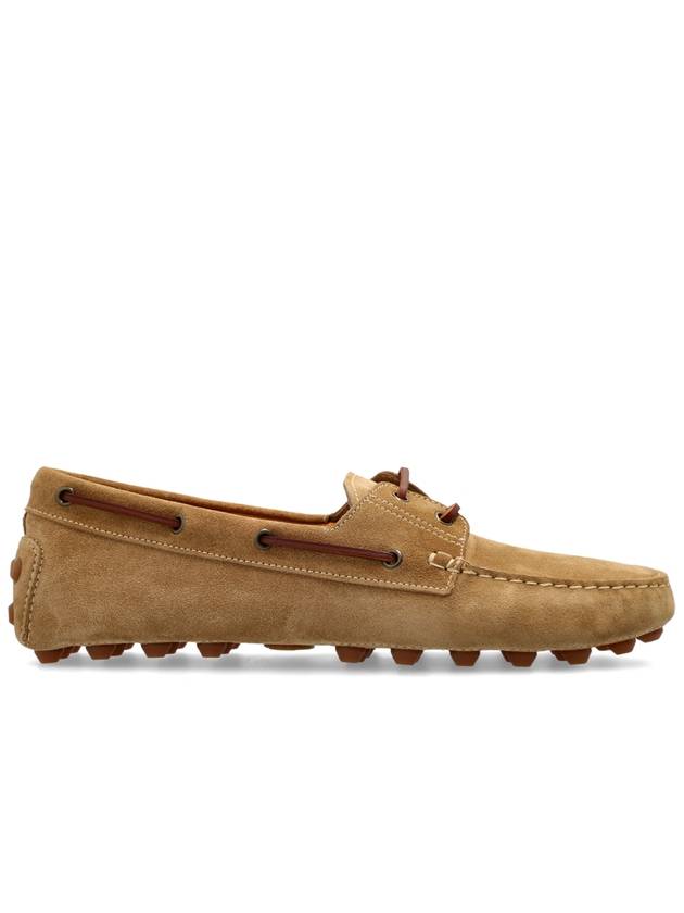 Tod’s Suede Moccasins, Men's, Beige - TOD'S - BALAAN 1