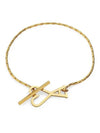 Heart Logo Bracelet Gold - AMI - BALAAN 3