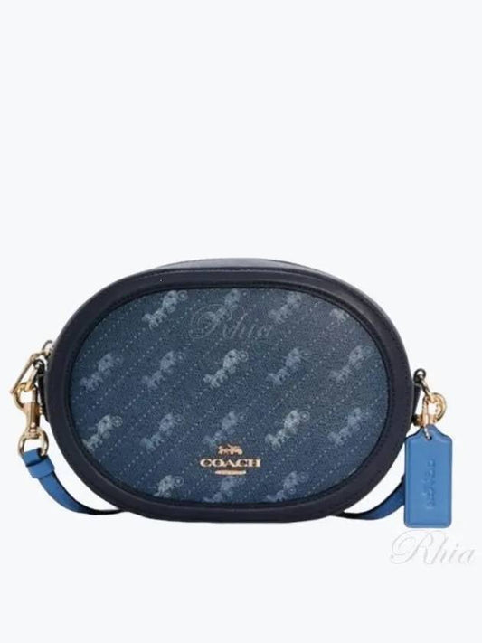 Dot Print Camera Cross Bag Blue - COACH - BALAAN 2