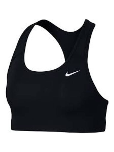 Women's Swoosh Medium Non Padded Sports Bra Black - NIKE - BALAAN 1