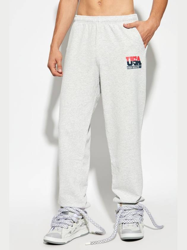 Sporty & Rich Sweatpants With Logo, Unisex, Grey - SPORTY & RICH - BALAAN 5