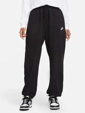 Women s Sportswear Club Fleece Mid Rise Oversized Pants 010 - NIKE - BALAAN 1