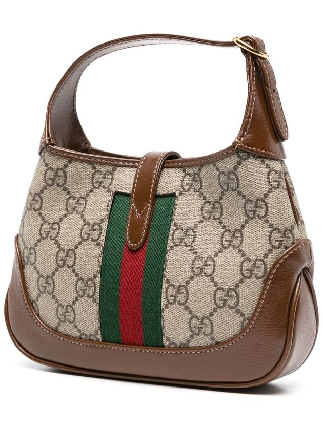 GG Supreme Mini Jackie 1961 Cross Bag Brown Beige - GUCCI - BALAAN 4