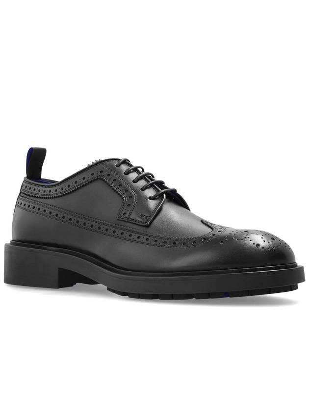 Loch Leather Brogues Black - BURBERRY - BALAAN 5