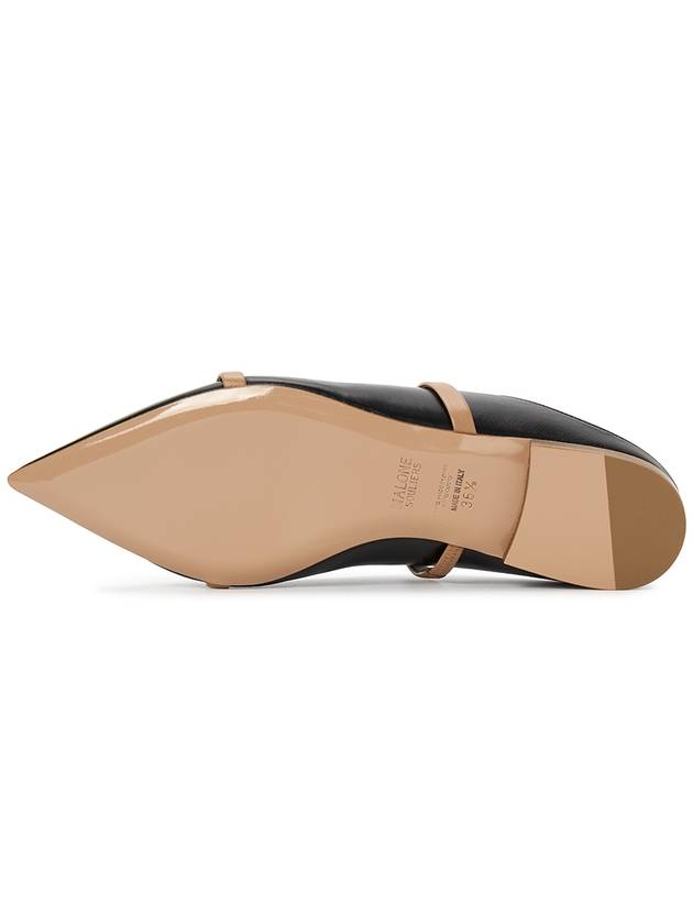 Marlon Sulzer MAUREEN FLAT 20 BLACK NUDE Women s Mule Shoes - MALONE SOULIERS - BALAAN 5