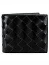 Intrecciato Half Wallet Black - BOTTEGA VENETA - BALAAN 2