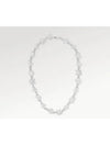 Monogram Craggy Necklace Silver - LOUIS VUITTON - BALAAN 1