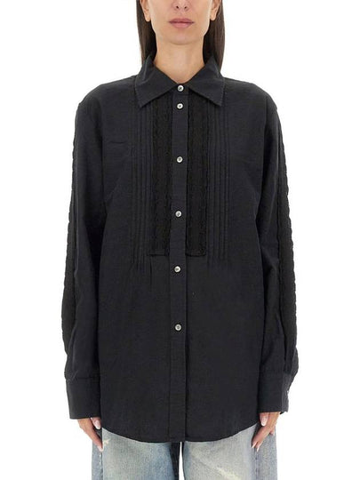 Sincere Pleated Kitchen Weave Shirt Black - OUR LEGACY - BALAAN 2