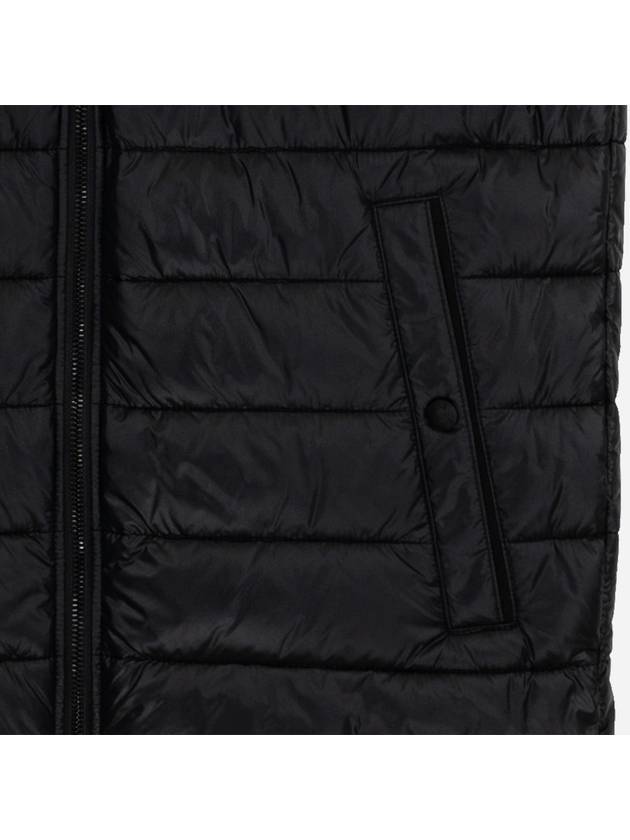 Water Repellent Regular Fit Stand Collar Puffer Vest Black - HUGO BOSS - BALAAN 5