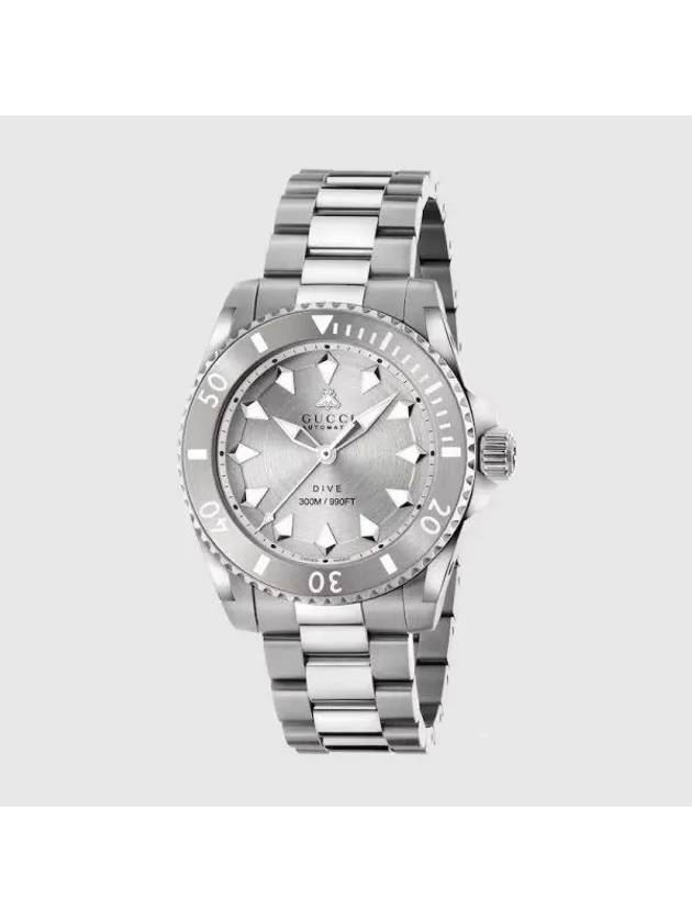 Dive 40MM Steel Watch Silver - GUCCI - BALAAN 1