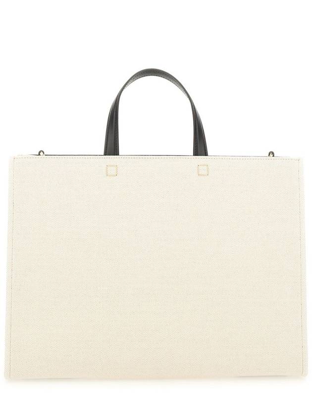 G Logo Canvas Medium Tote Bag Beige - GIVENCHY - BALAAN 4